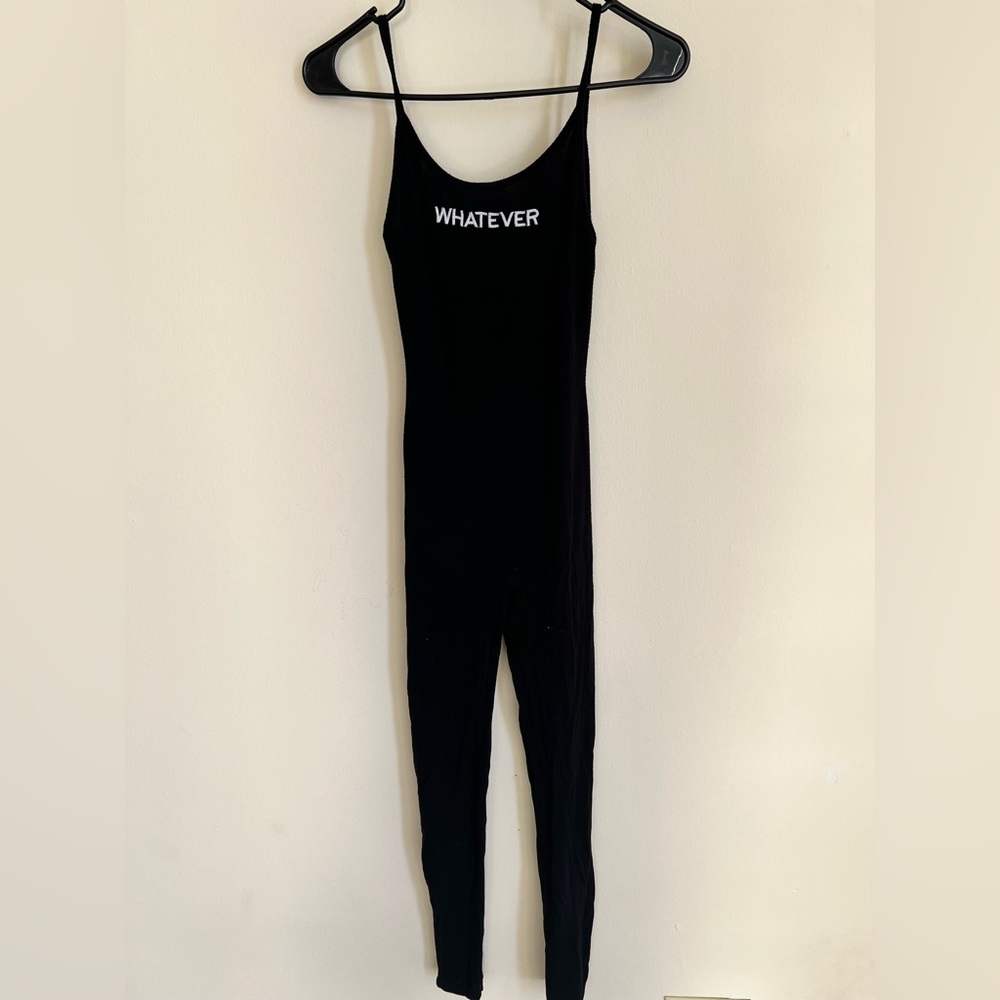 Black Whatever Jumpsuit, S sizing.